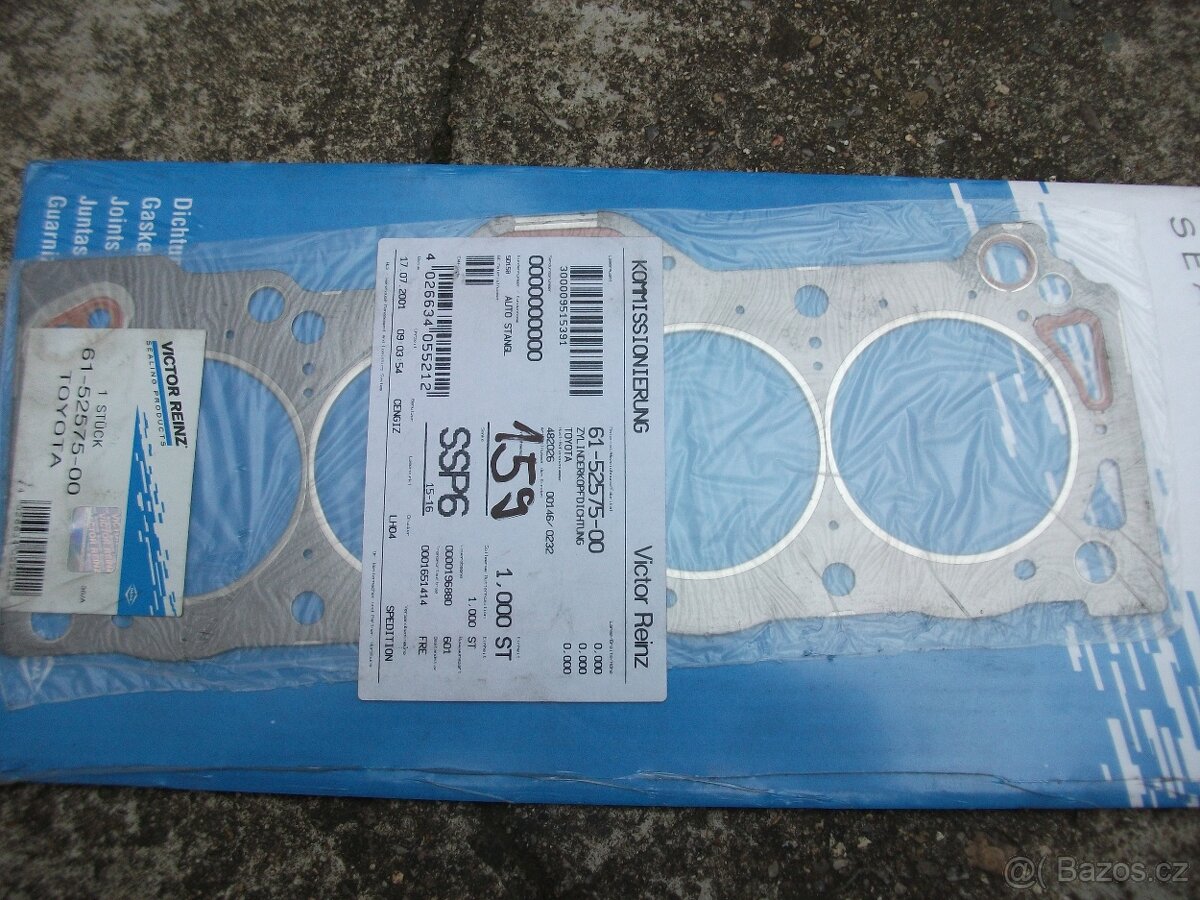 toyota celica, corolla, MR2 1,6 16v těsnění pod hlavu