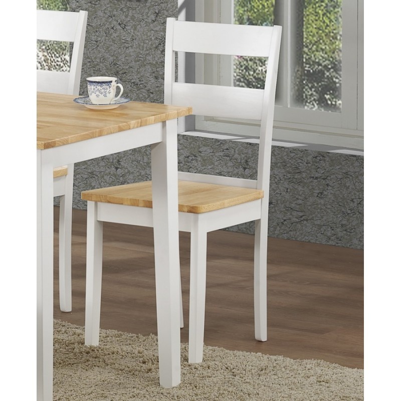 Jídelní židle dub/bílá.