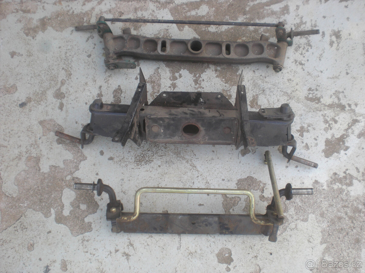 3x náprava na zahradní traktor