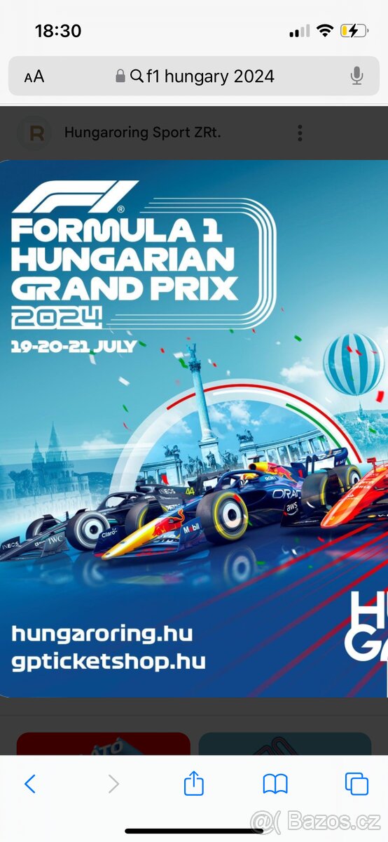 F1 Madarsko- Hungaroring 2024. - VC F1