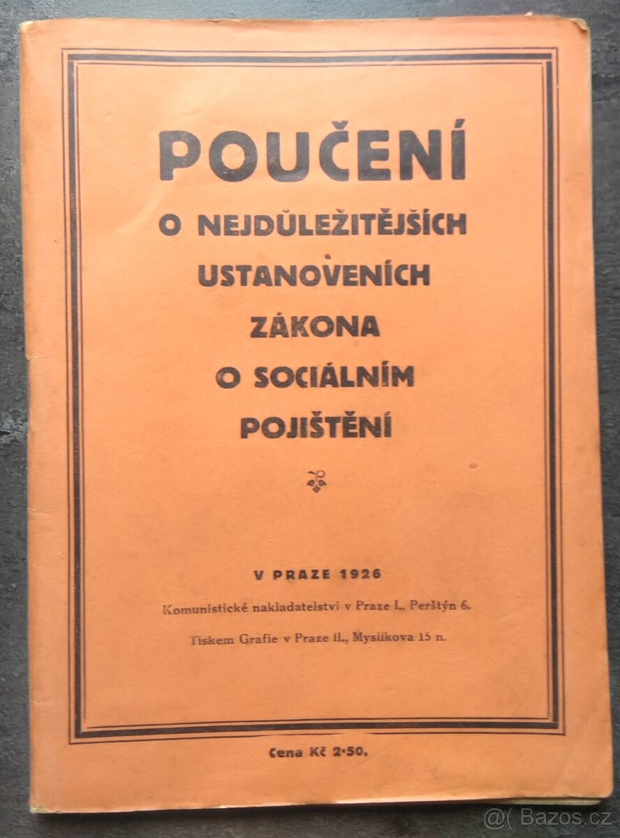 Brožura 1926