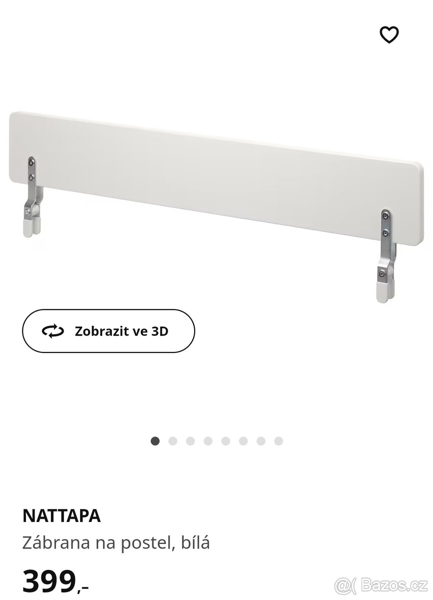Zabrana na postel IKEA NATTAPA
