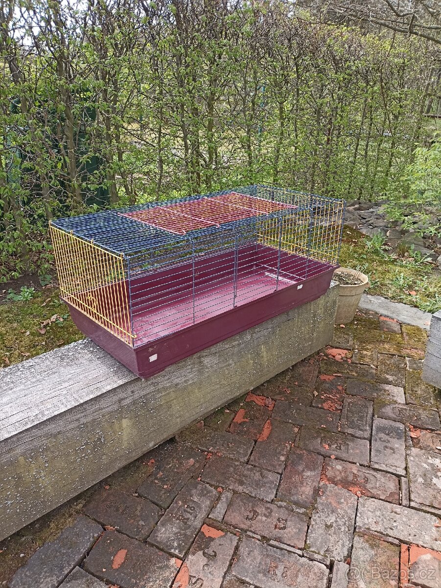 Velká klec pro králíka d118cm, š57cm, v50cm