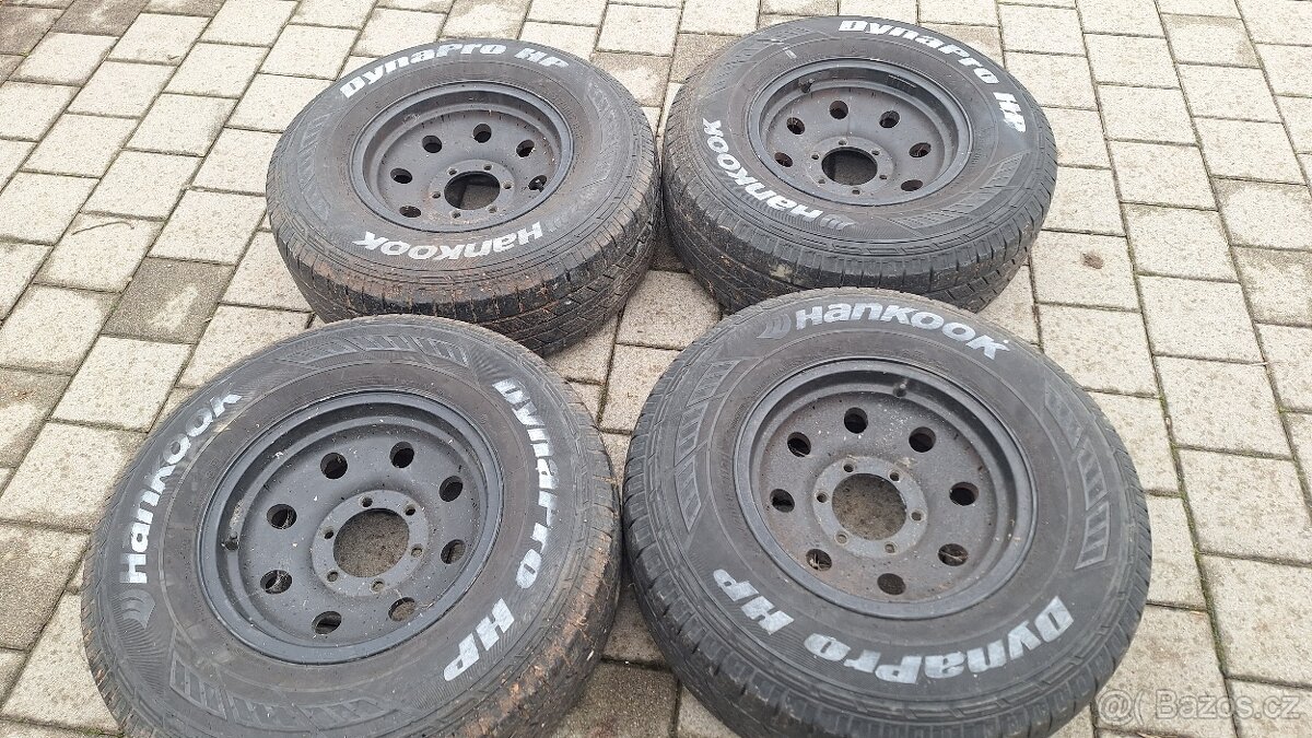 Offroad disky Frontera pneu 265/70 R15 6x139,7