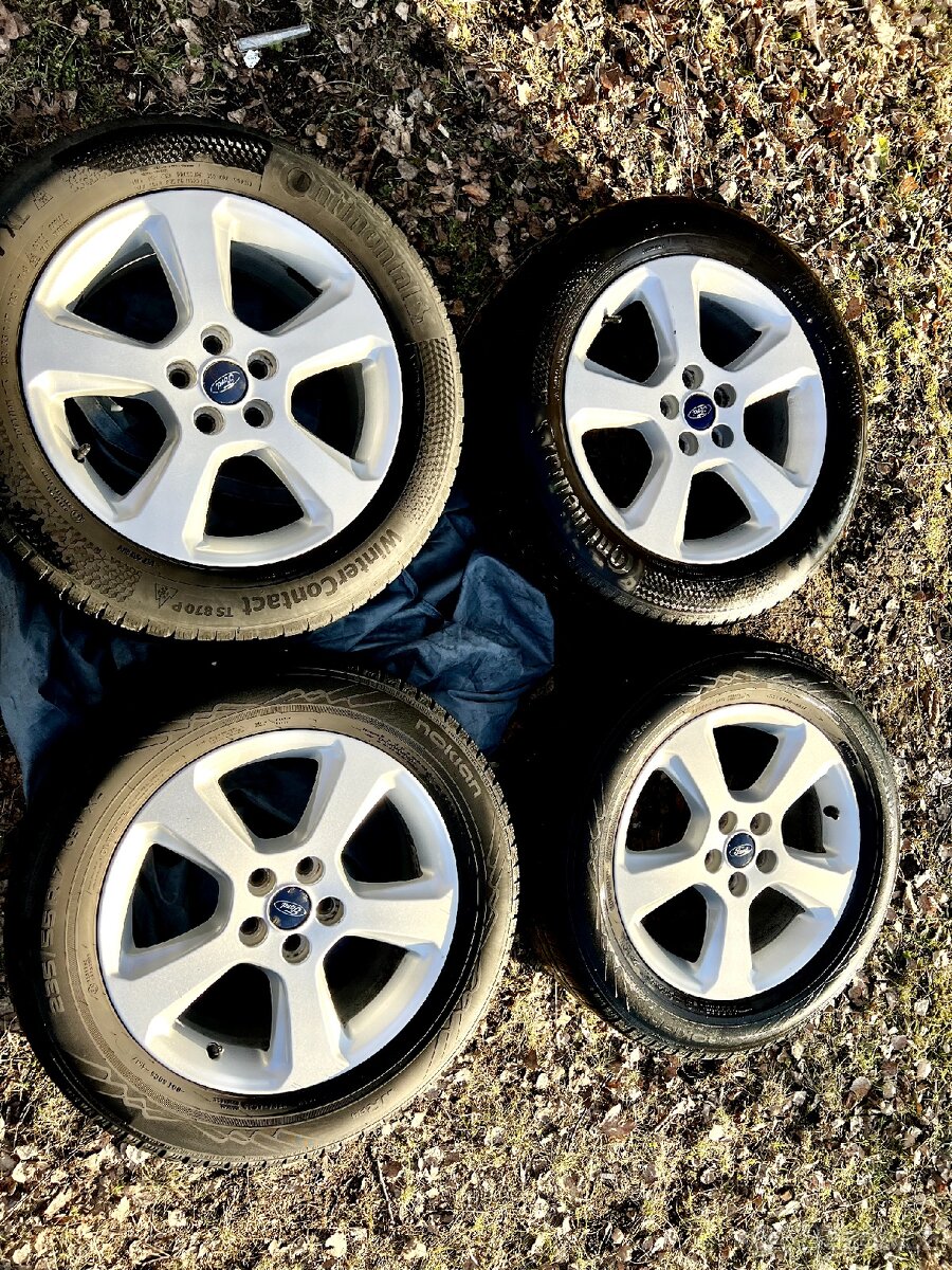Zimni kola S-Max Kuga 235/55 R17 5x108 ET55
