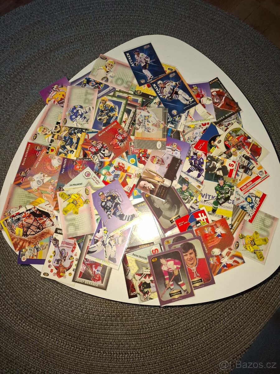 Sběratelské hokejové karty Extraliga 2001-2013 inserty