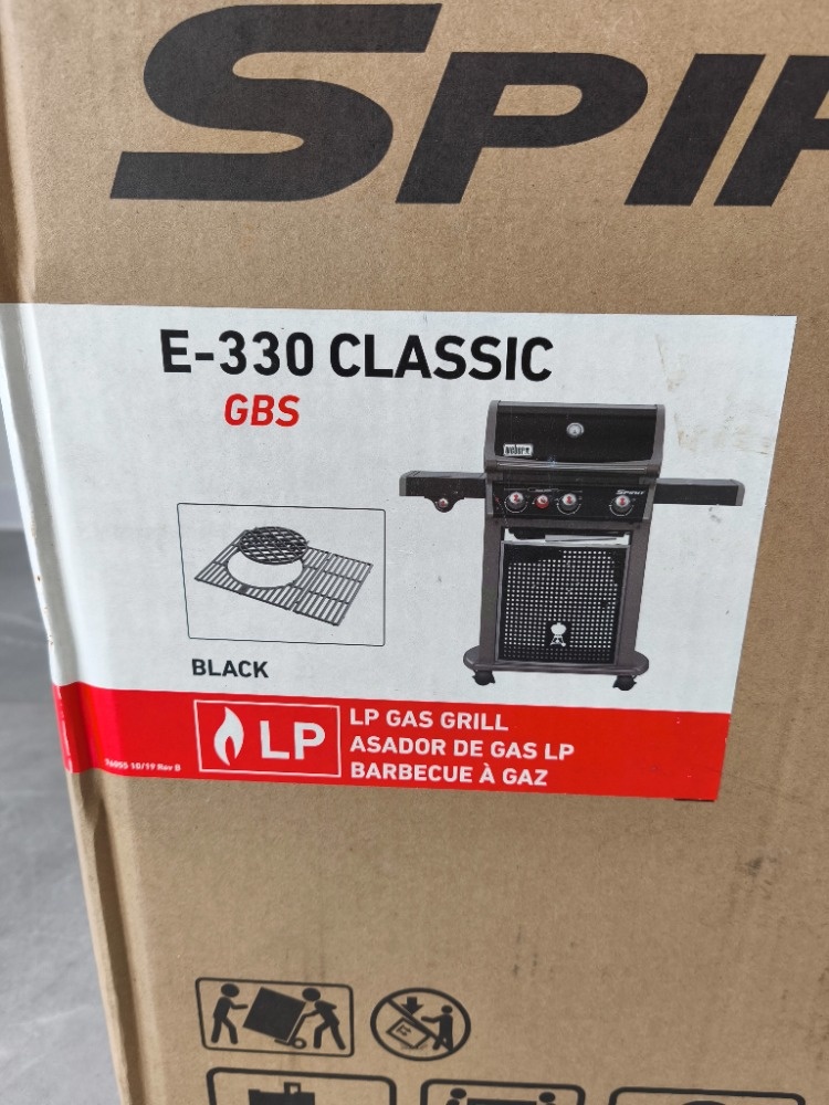 Plynový gril Weber Spirit E-330 Classic GBS - nový, zabalený