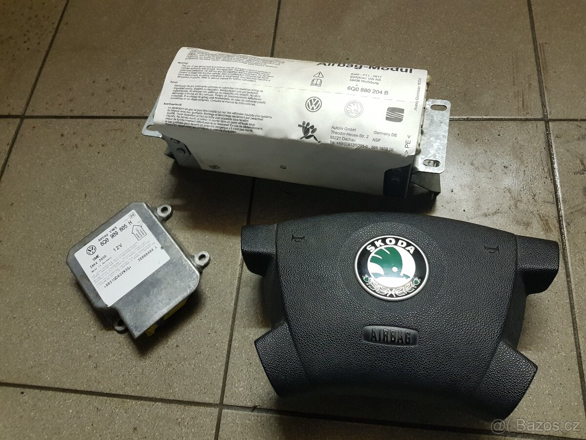 Fabia palubka airbagy