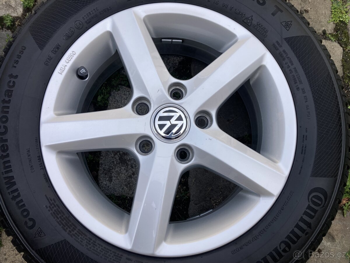 Zimní VW GOLF 7 / OCTAVIA 3 15" 5x112 CONTINENTAL 195/65R15
