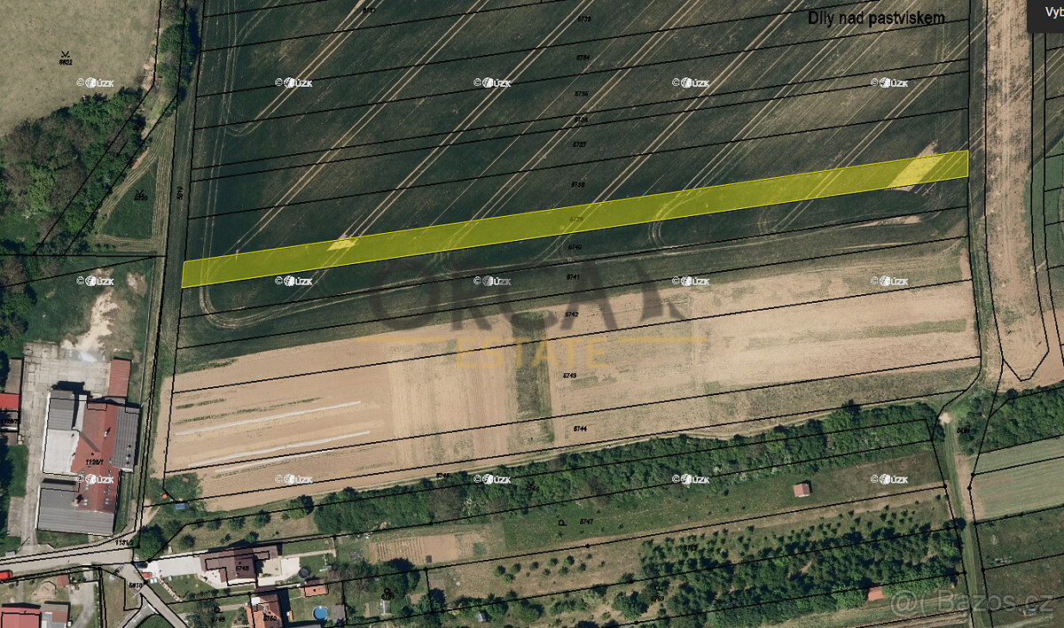 0,2 ha pozemku v k.ú. Tupesy na Moravě