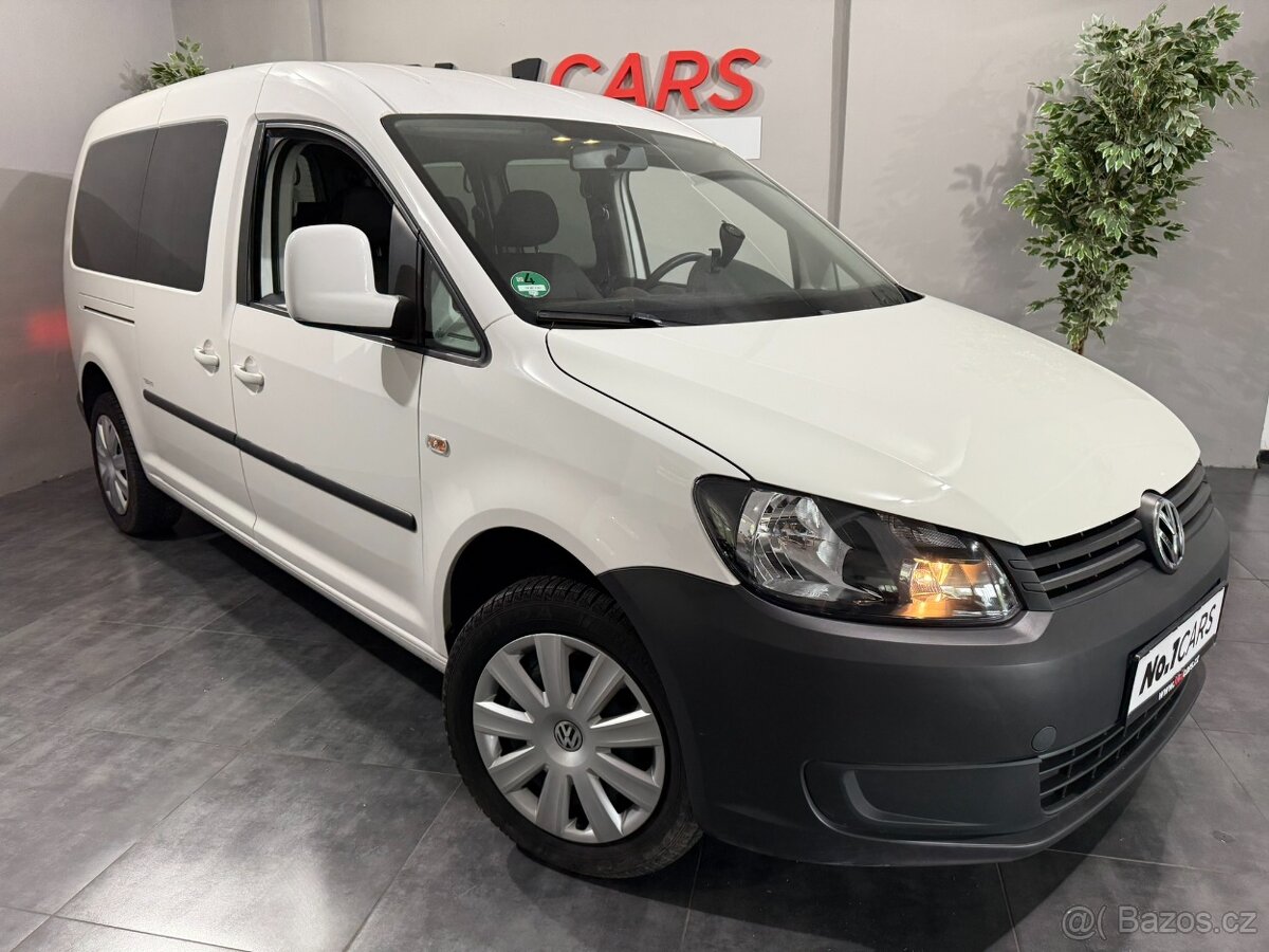 Volkswagen Caddy 2,0 TDI MAXI TEAM ČIDLA TAŽNÉ