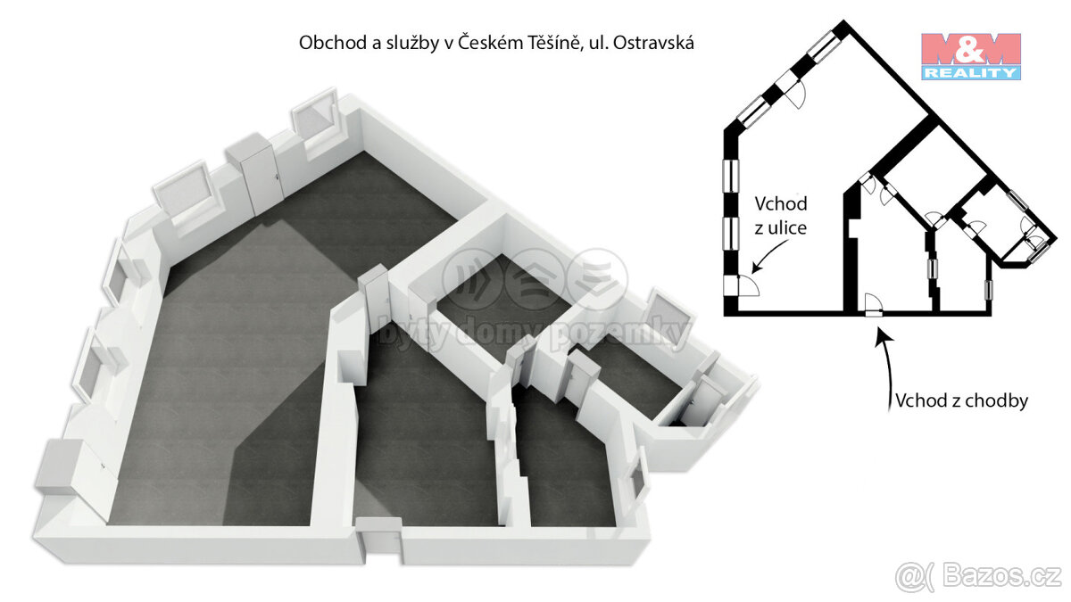 Prodej obchod a služby, Český Těšín, ul. Ostravská
