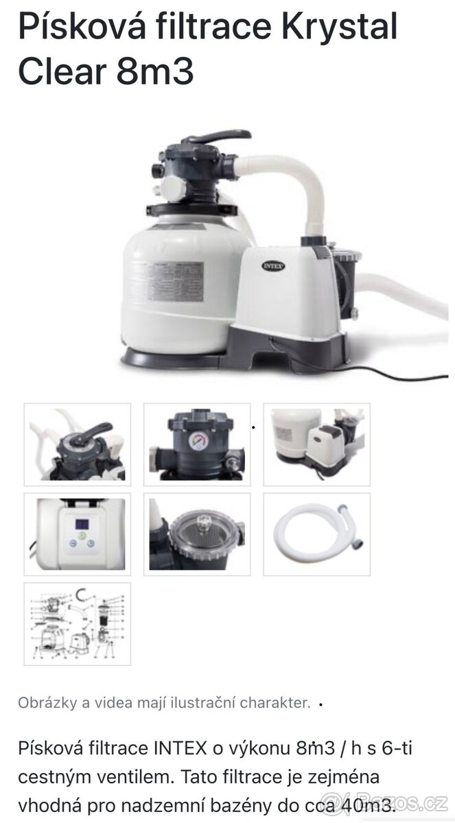 Písková filtrace INTEX