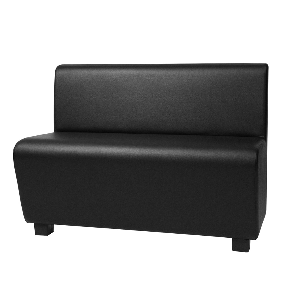 Čalouněné lavice BASIC 1,2m, černá
