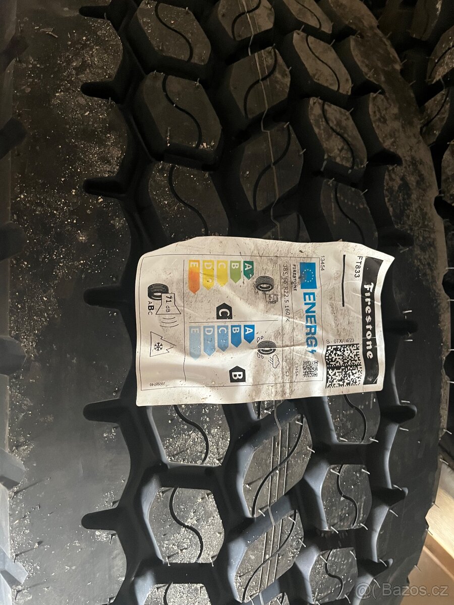 Pneumatiky Firestone 385/65 R22,5 návěsové stavební