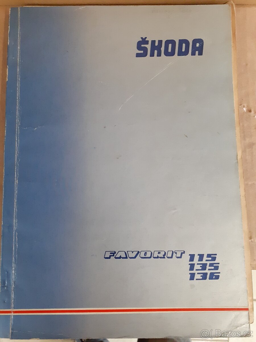 Škoda Favorit - dílenská příručka
