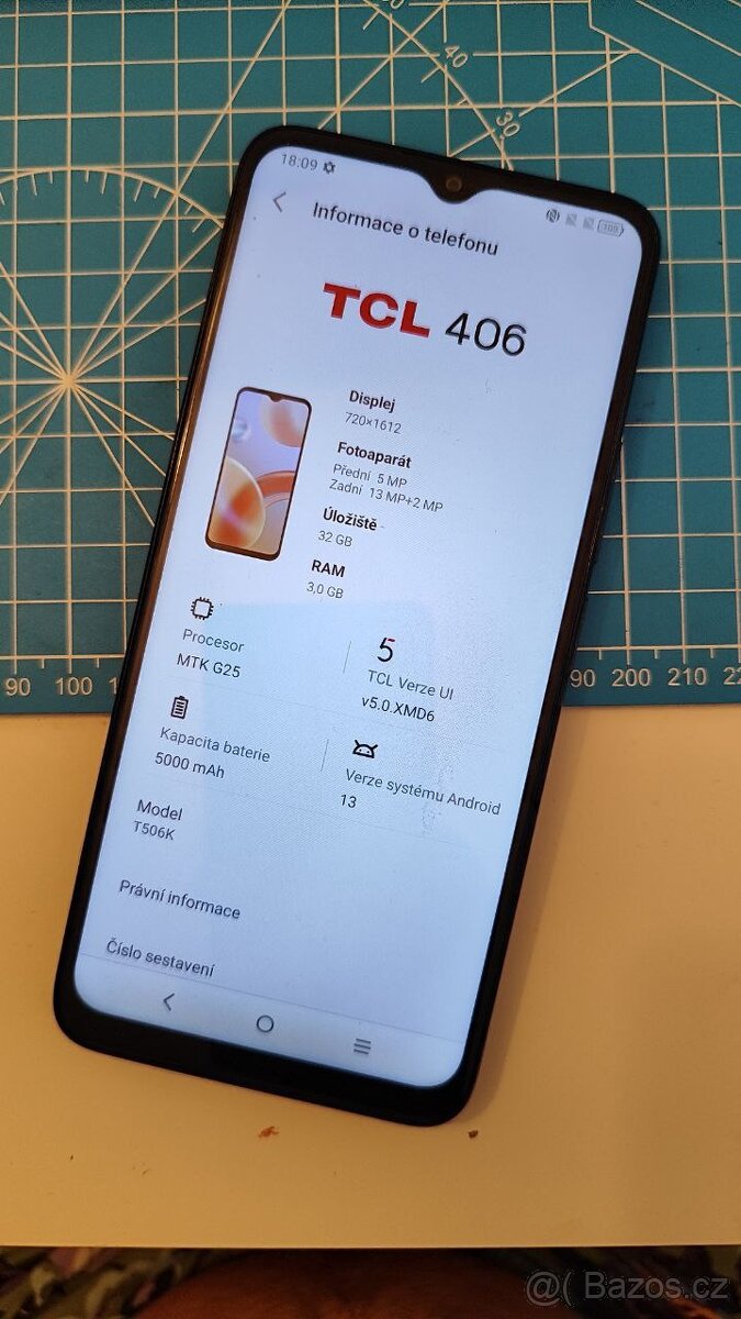 Mobilní telefon TCL 406 3/32 Novy