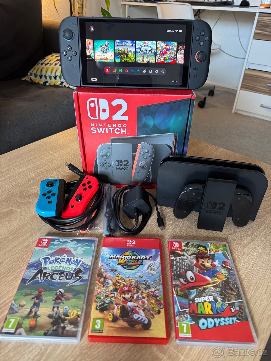 Nintendo Switch 2 + 3 hry