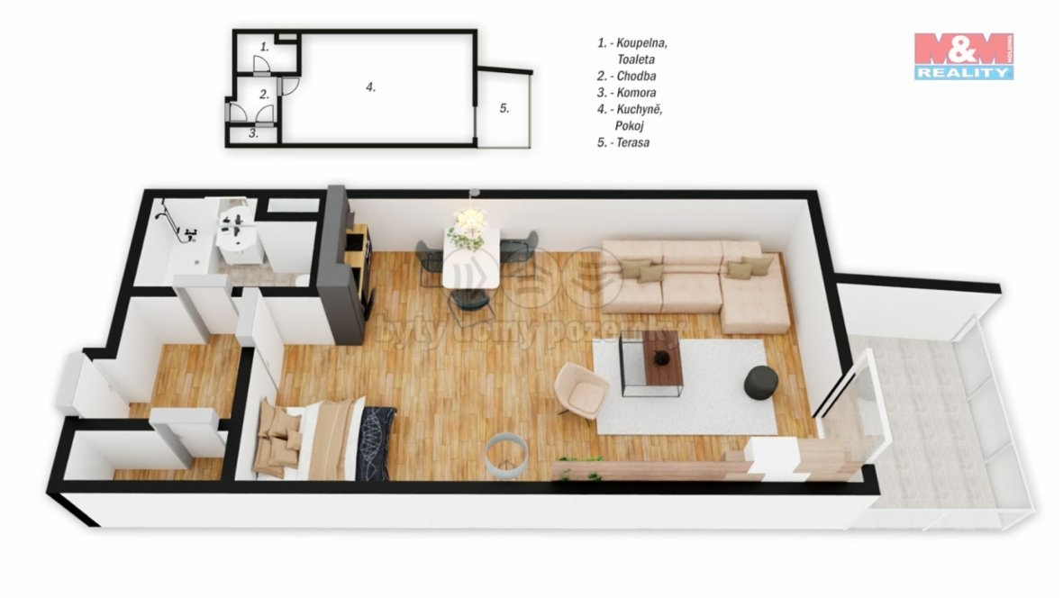 1+kk 68m2 for sale