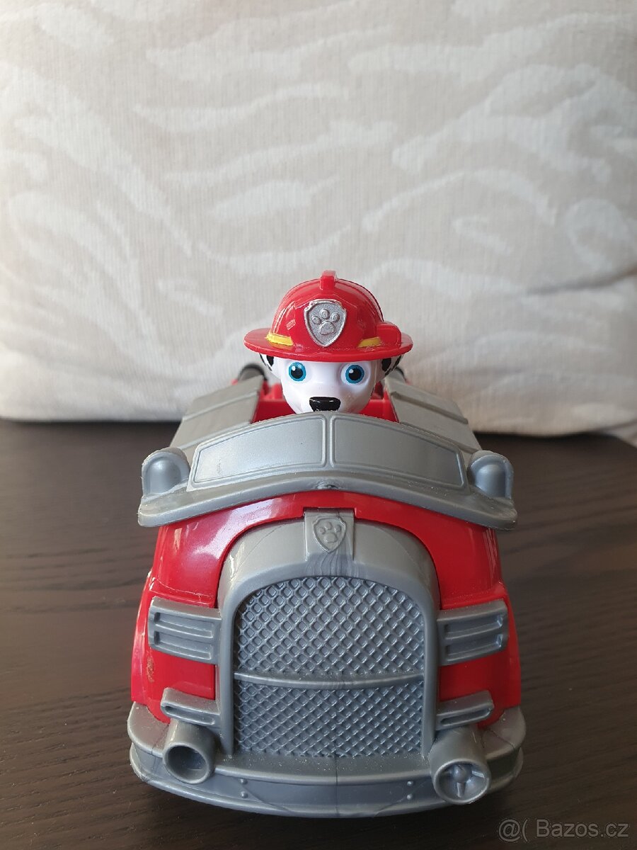 Tlapková patrola Marshall s vozidlem