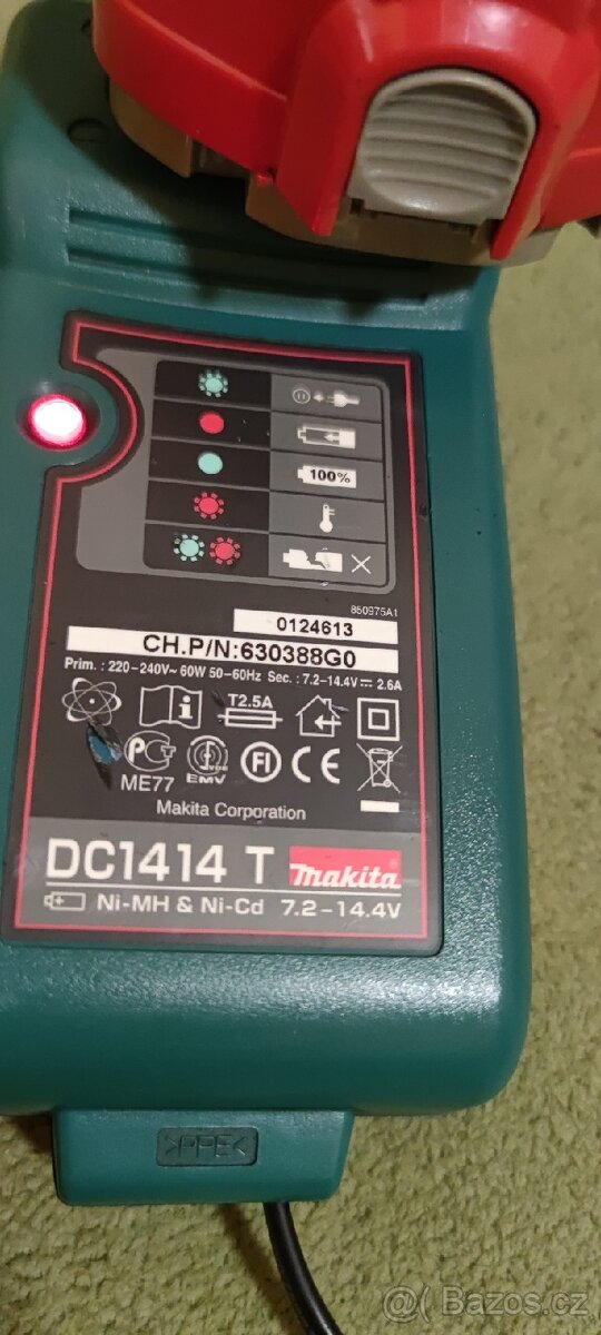 2 baterky Zn: Makita na profi vrtačku+nabíječka Makita