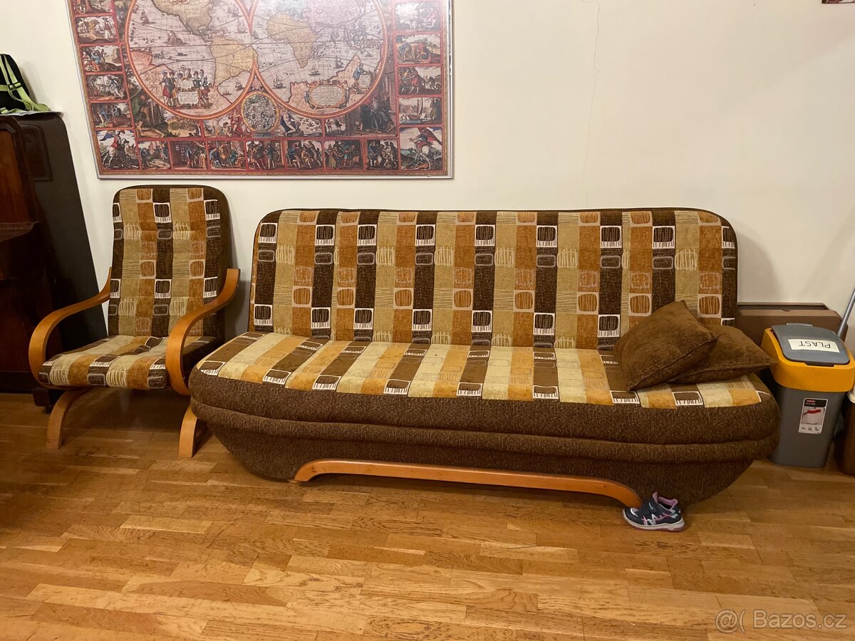 Gauče a křeslo