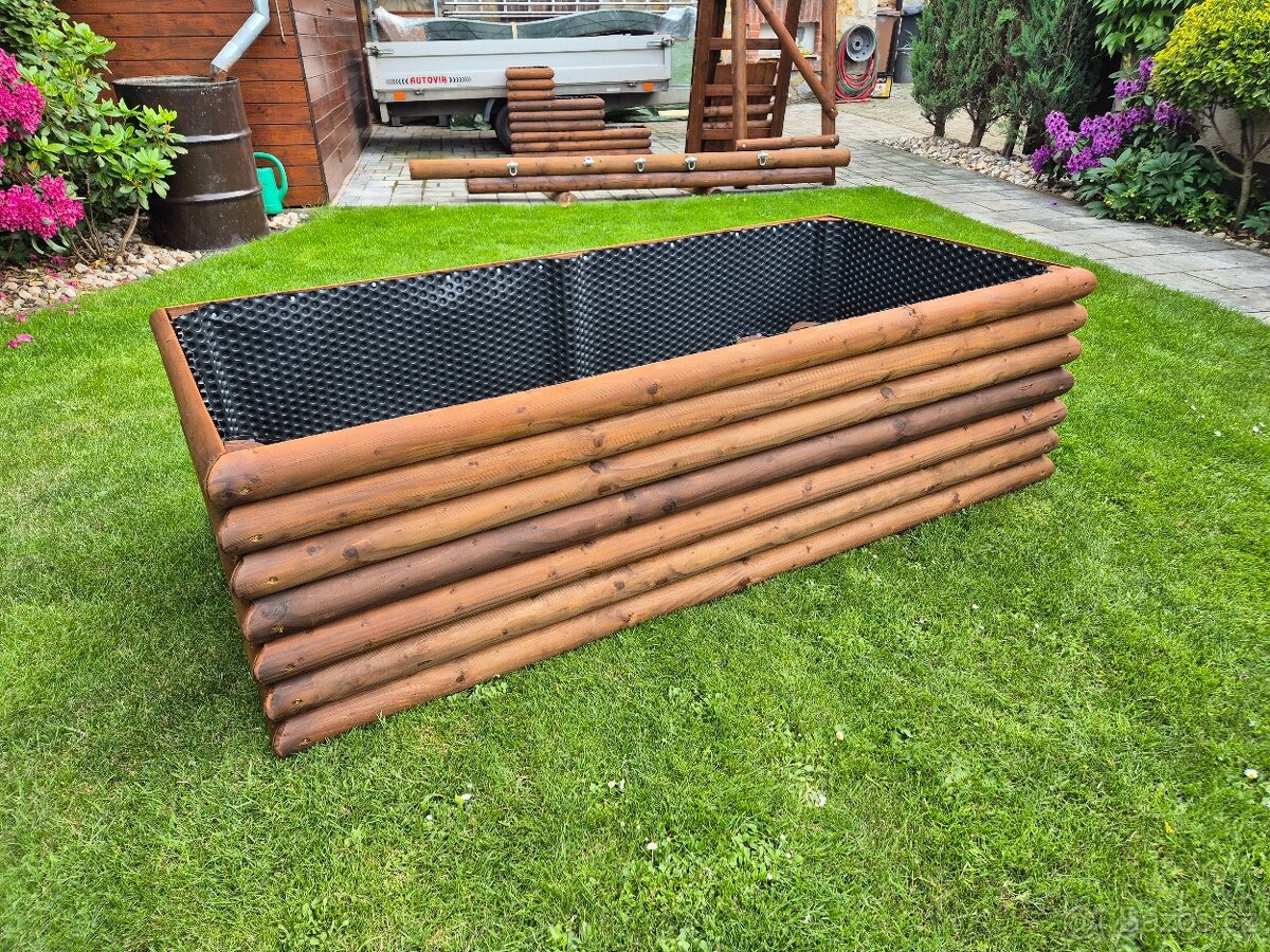 Nadzemní (vyvýšený) záhon o rozměru 190x90cm v.56cm - 2ks