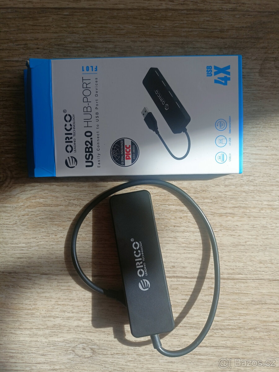 USB Hub 4Portový USB 2.0 Orico