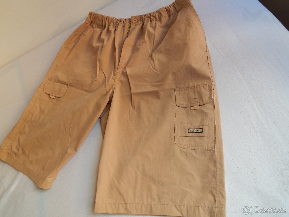 Pánské kalhoty - kraťasy XL -XXL,  5 kapes