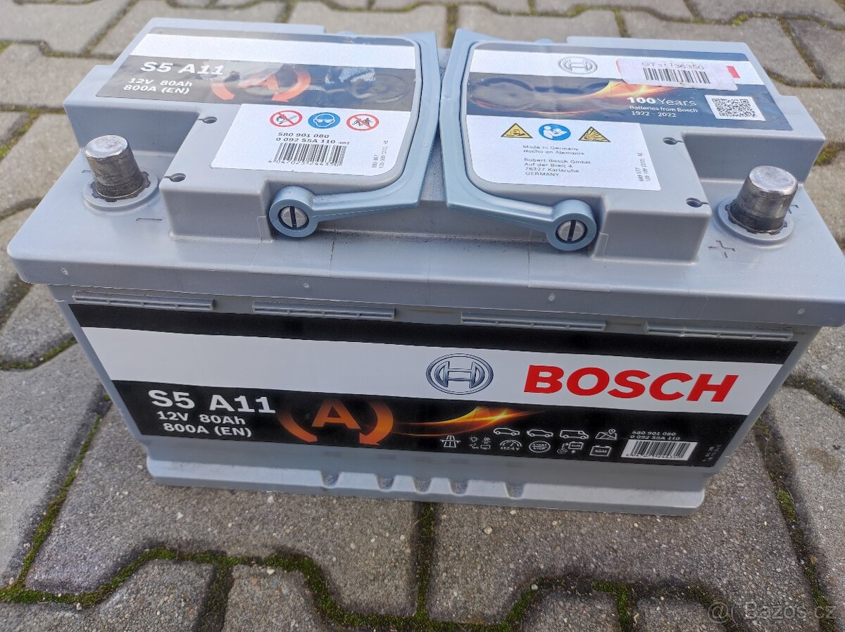 Prodam novou Autobaterii AGM Bosch S5 12v 80Ah