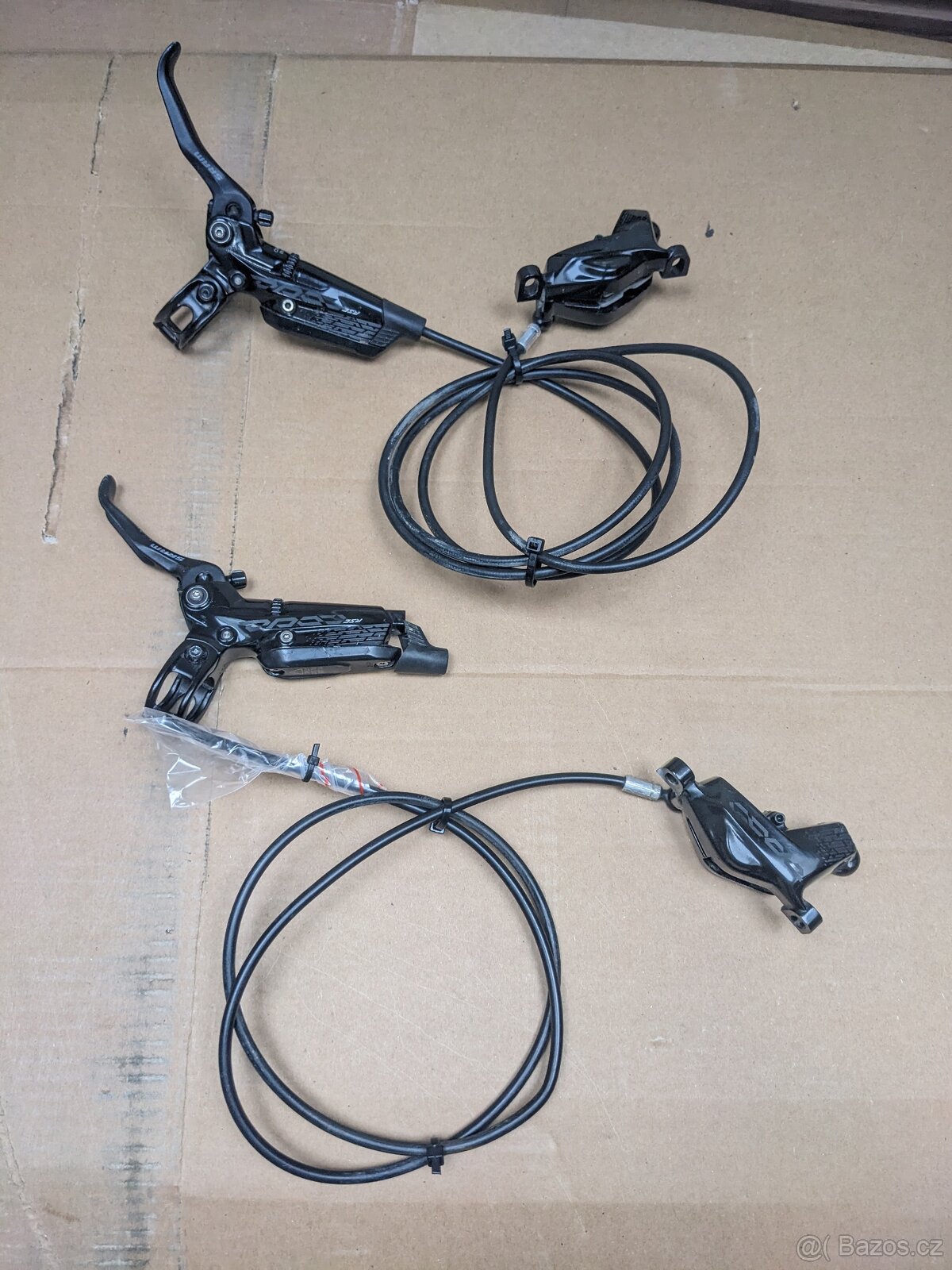SRAM CODE RSC + kotouče + adaptér na vidlici - použité