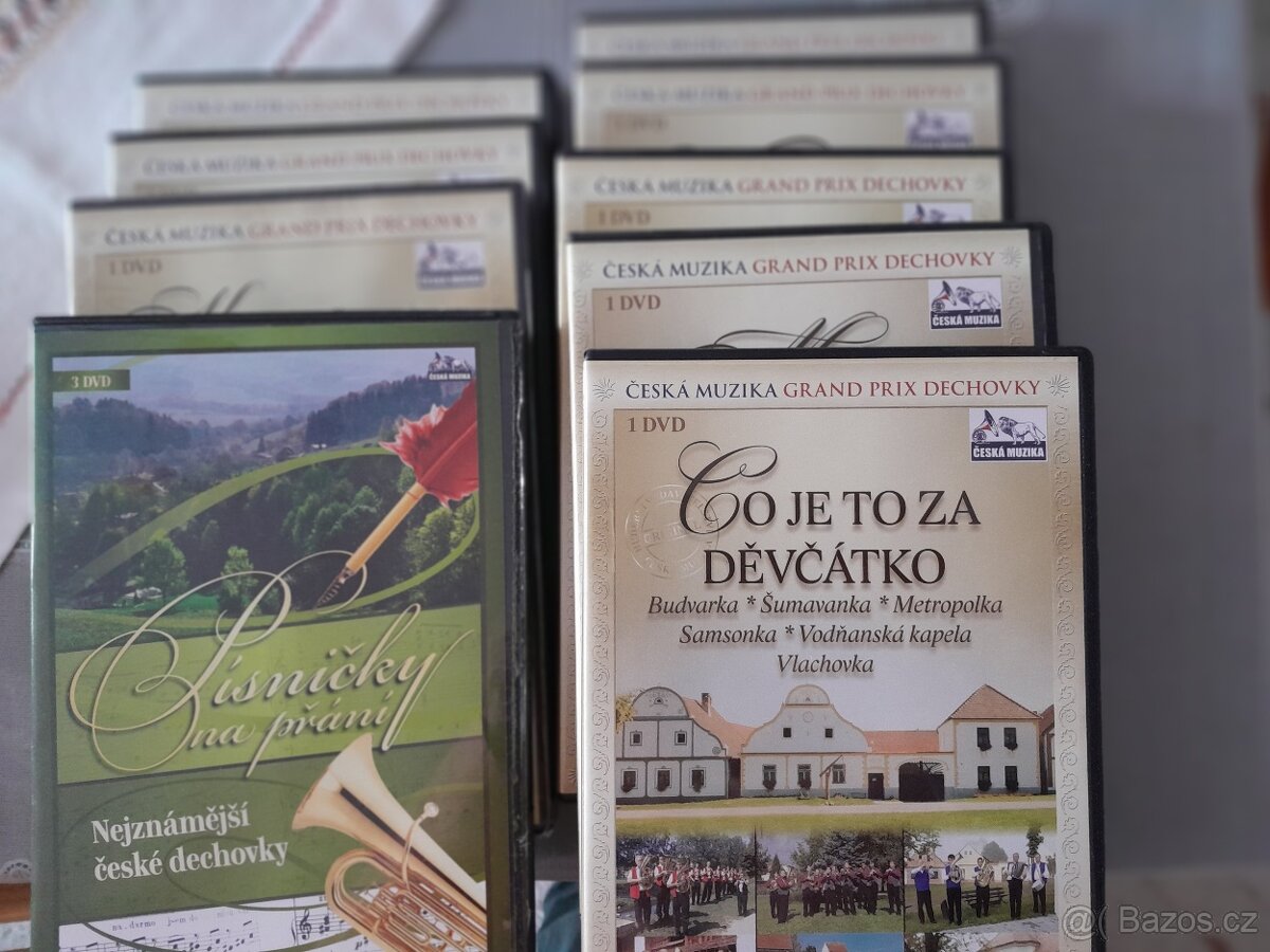sada DVD s dechovou hudbou