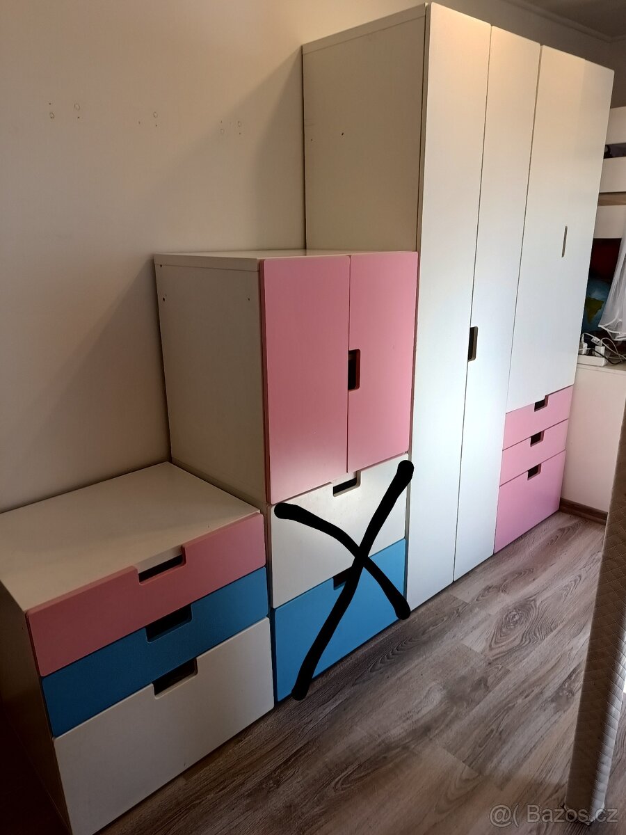Dětské šatní skříně IKEA Stuva