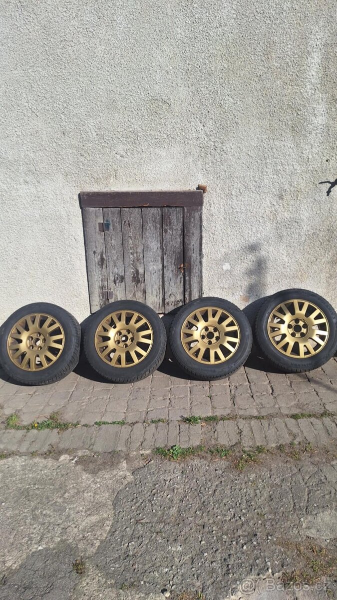 Alu kola 5x112 R16 205 55 ET37 Škoda