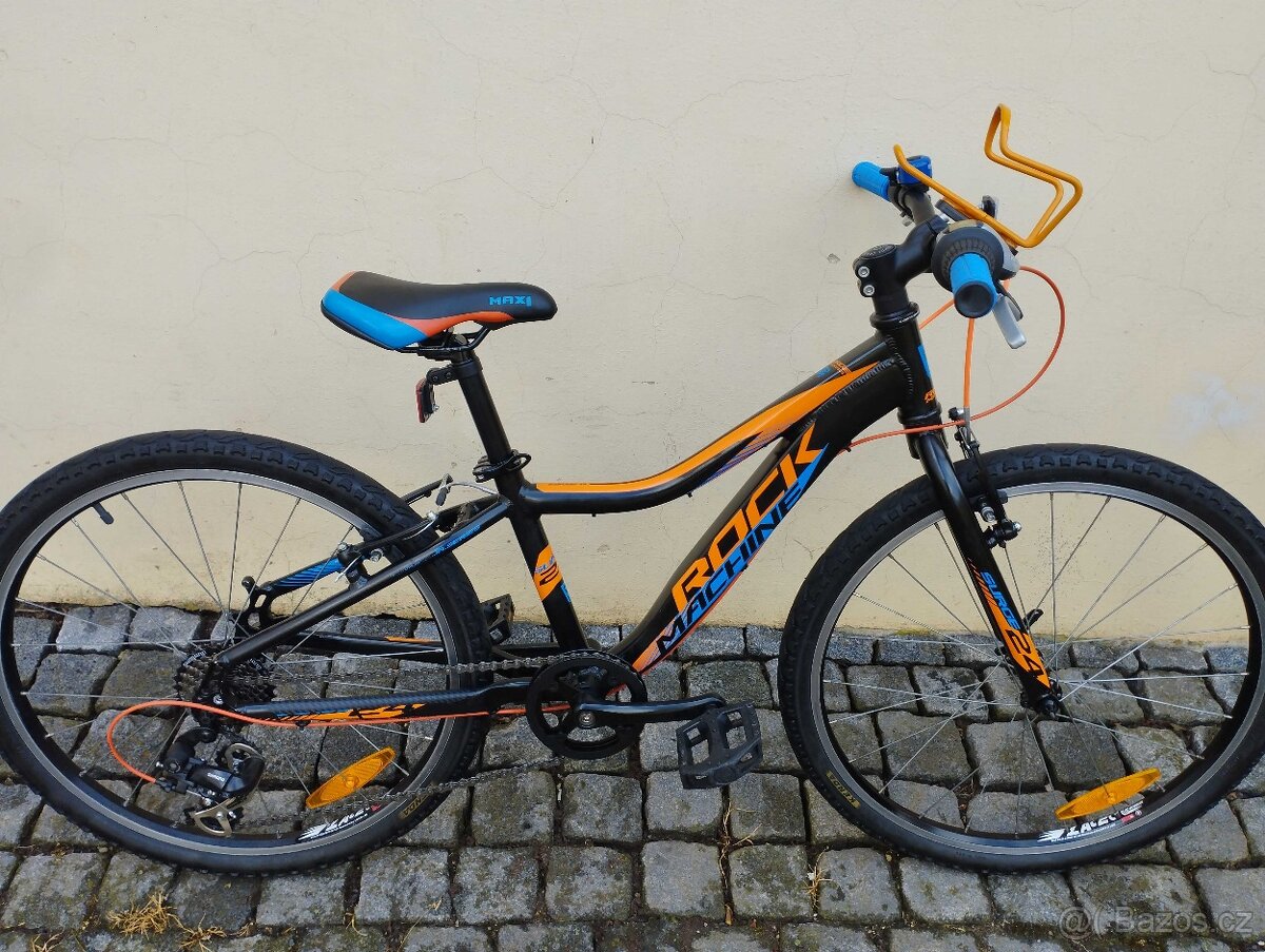 dětské horské MTB kolo Rock Machine Surge 24; hmot. 10,8kg;