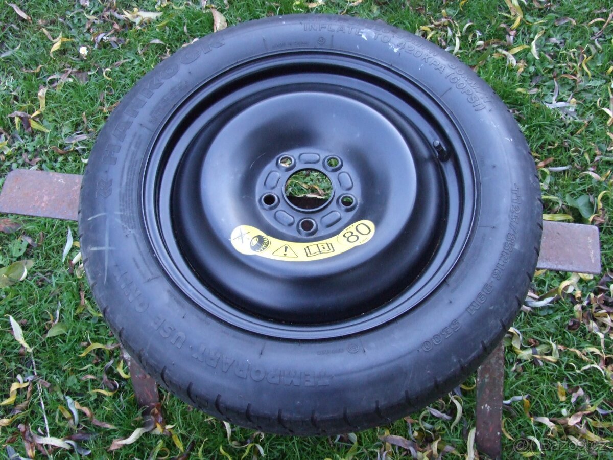 Úzké dojezdové kolo - rezerva 5x108 pro Ford, Volvo, Jaguar