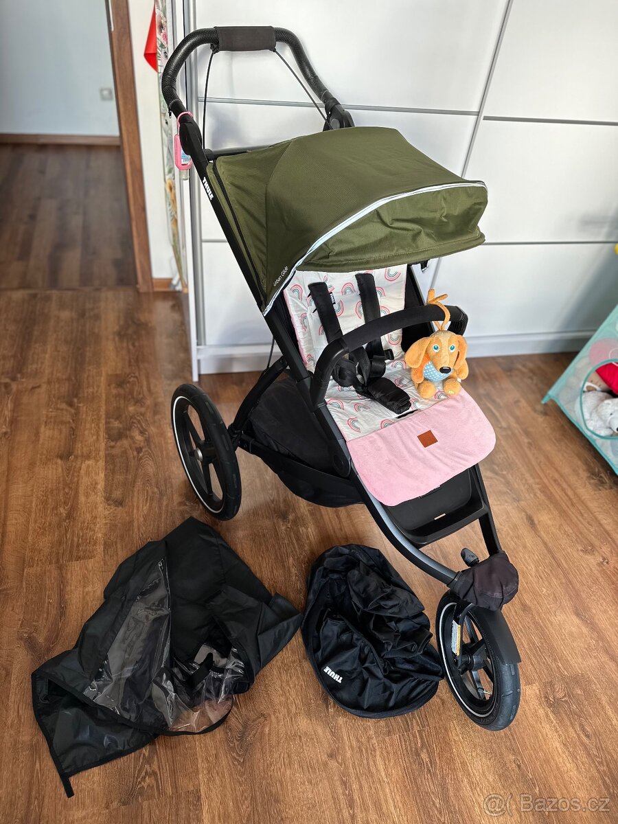 Thule Urban Glide 2 Cypress Green - super stav,bohatá vybava