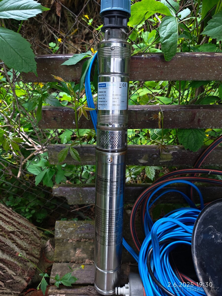 PUMPA blue line 3PVM550-100 230V ponorné vřetenové 3“ čerpad