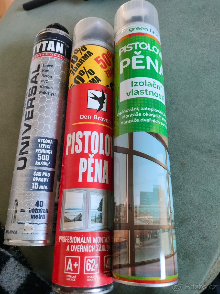 Pistolová pěna izolační vlasnosti