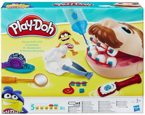 PlayDoh Zubař set s vrtačkou