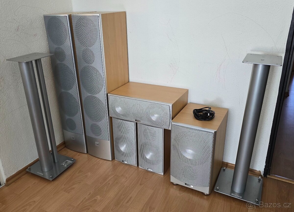 Reprosoustava Canton 5+1 a stojany pro surround reproduktory