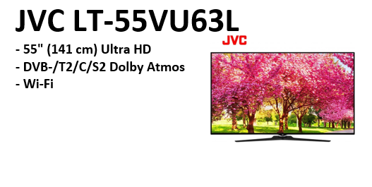 JVC LT-55VU63L 140 cm 4K Ultra HD