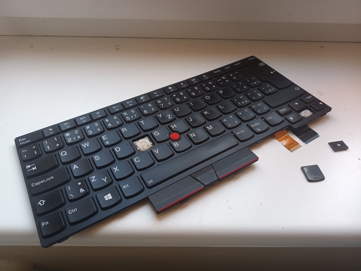 ThinkPad T480 klávesnice – originál, podsvícená, CZ lokaliza