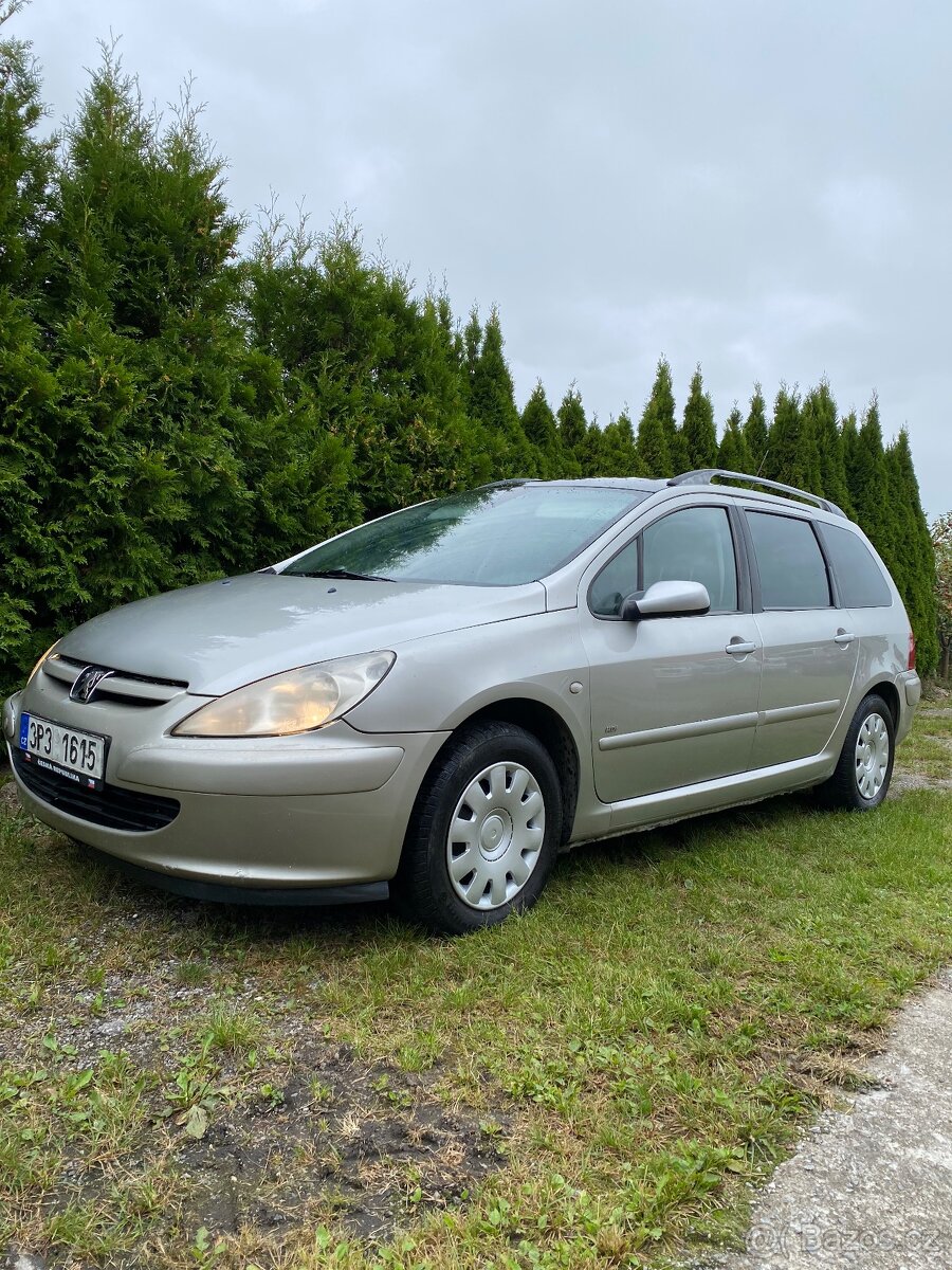 Peugeot 307 SW 2.0 HDI 66kw rok 2003 STK 08/2027 původ ČR