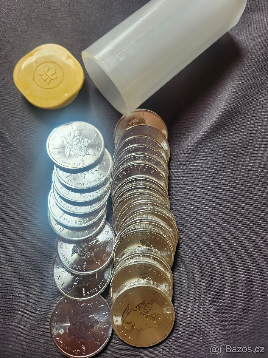 Stříbrné mince Maple Leaf 1OZ 2017