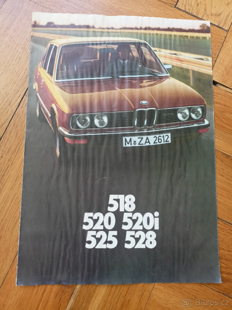 Prospekt BMW 518,520,520 i 525,528