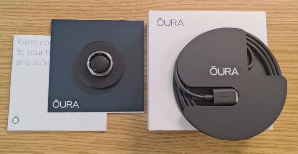 Jako nový Oura Ring 3 vel. 10 silver/stříbrný