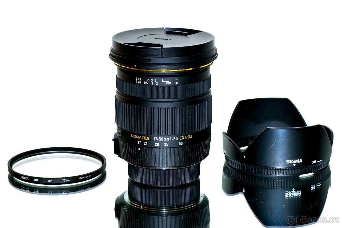 Nikon Sigma 17-50 mm f/2,8 EX DC OS + Hoya TOP STAV