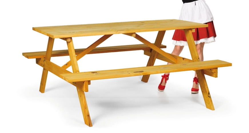 Zahradní Lavice se stolem