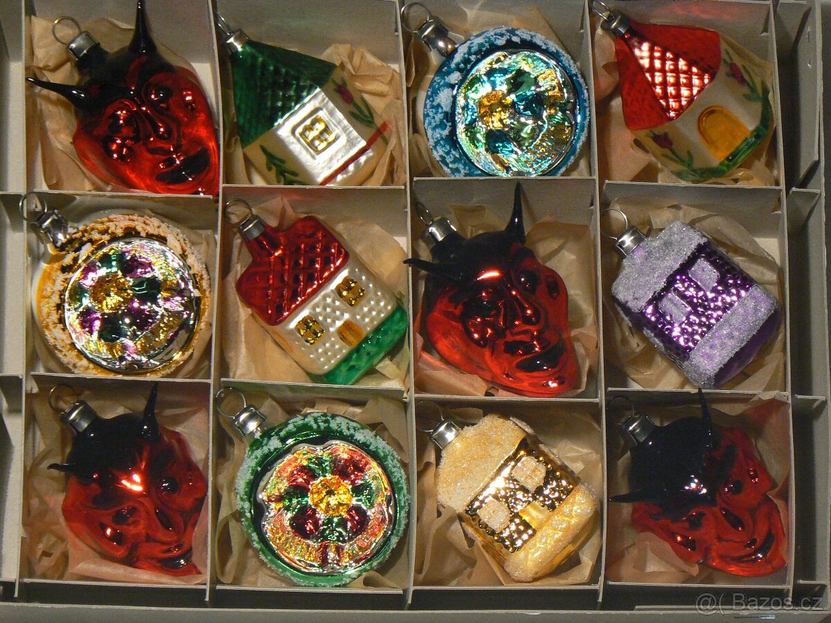 RETRO vánoční ozdoby